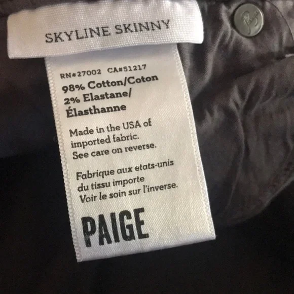 Paige Denim skyline skinny jeans - Picture 6 of 6